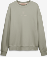 FANATICS Men's Fanatics Khaki England National Team Oversized Muted Centre Sweatshirt