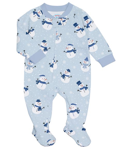Loose Fit Cozy Zip Up Footed Pajama (Baby)