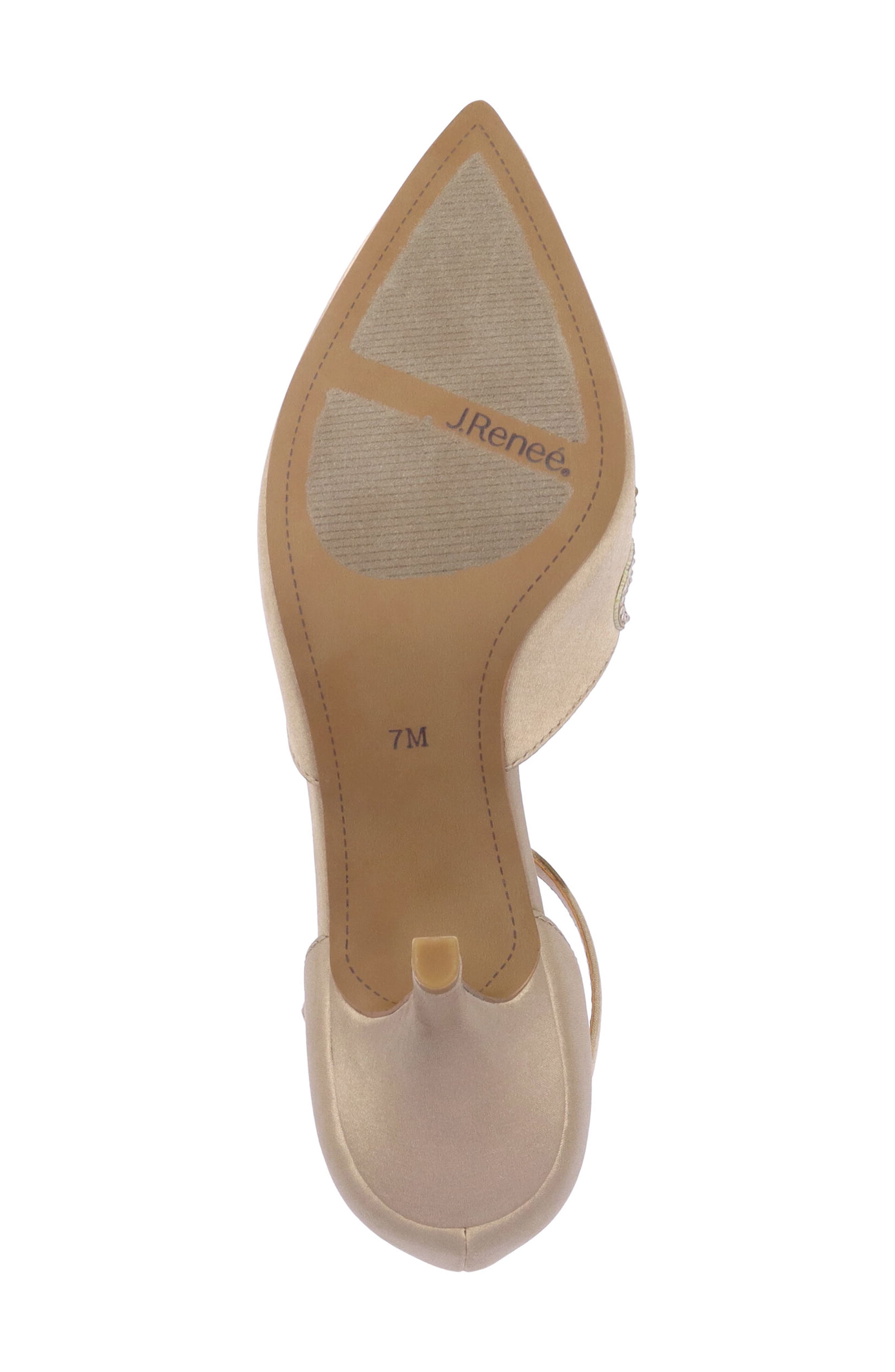 J. Reneé Isabetta Pointed Toe Pump, Alternate, color, Beige