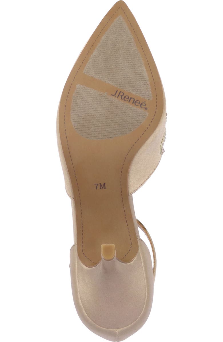 J. Reneé Isabetta Pointed Toe Pump, Alternate, color, Beige