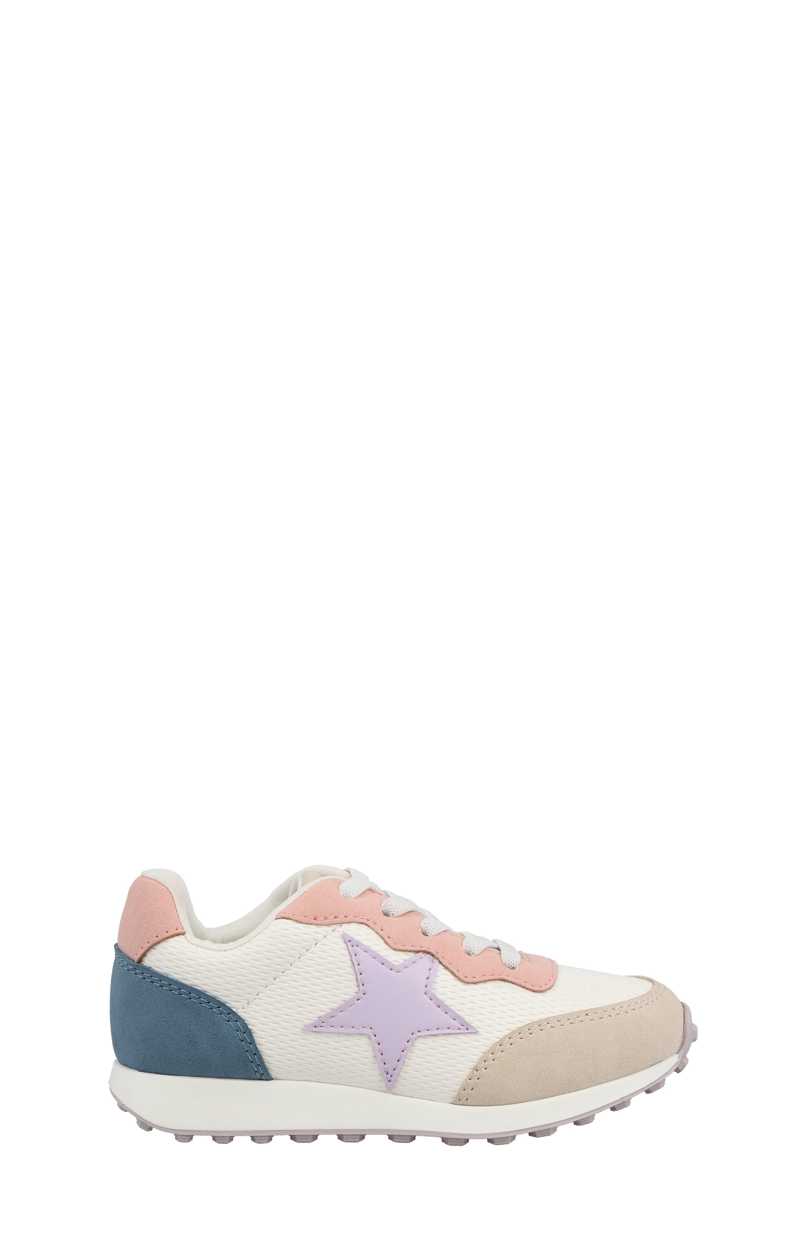 MIA Kids' Cayli Sneaker, Alternate, color, White-Lilac-Peach