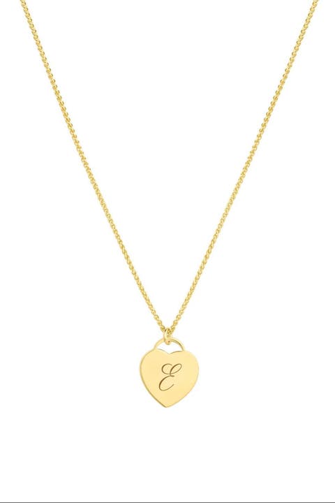 Alice Initial Heart Necklace