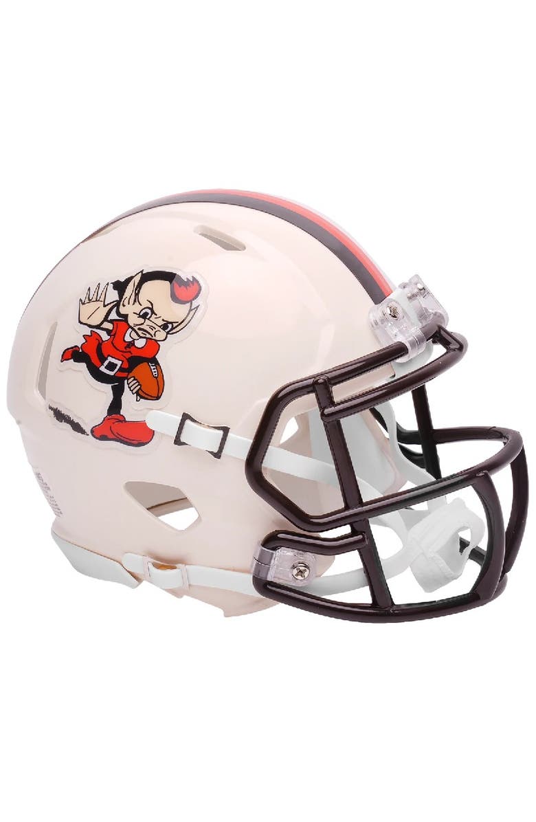 RIDDELL Cleveland Browns Riddell Retro Collection NFL Mini Helmet, Main, color, Multi-Color