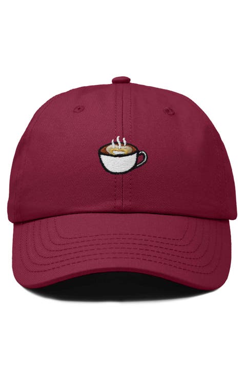Cappuccino Embroidered Casual Cap