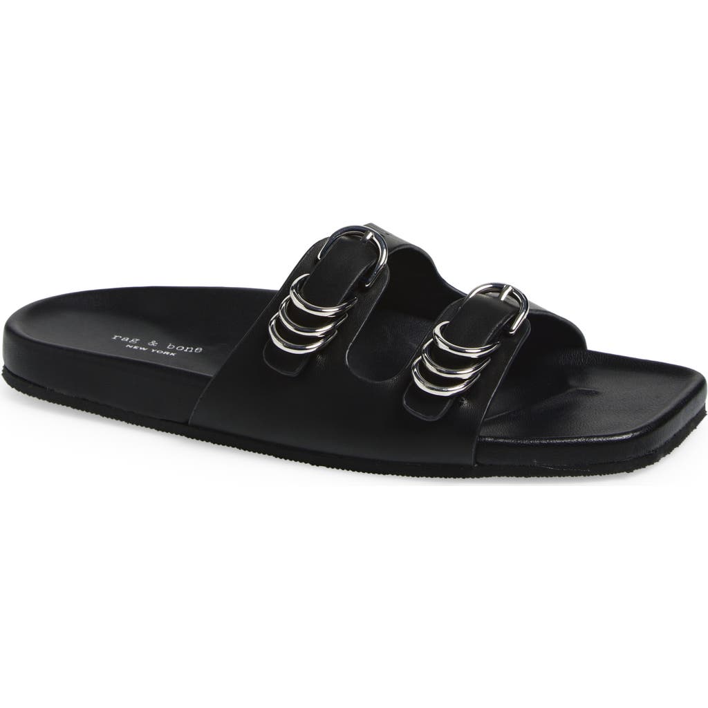 Rag & Bone Rue Slide Sandal In Black