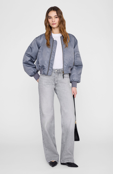 Cropped Leon Bomber Jacket