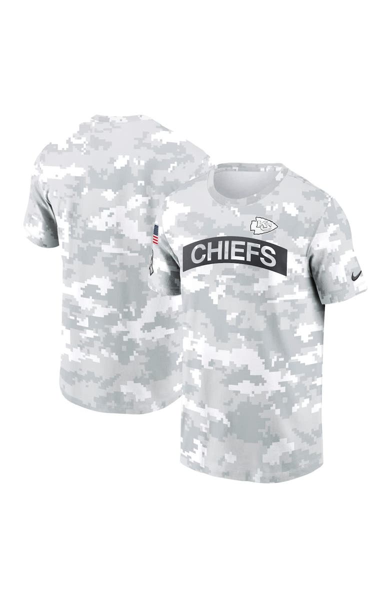Nike Men's Nike Arctic Camo Kansas City Chiefs 2024 Salute To Service Performance T-Shirt, Main, color, 