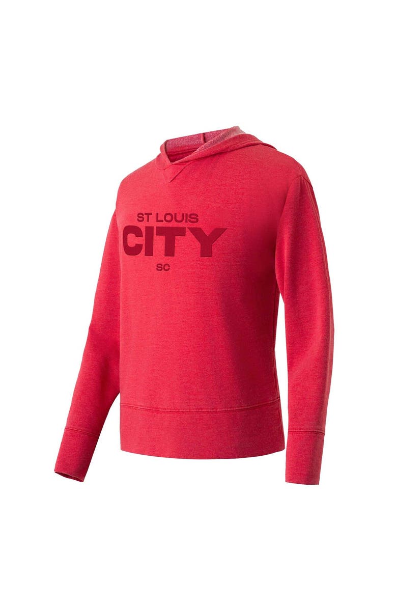 CONCEPTS SPORT Women's Concepts Sport Red St. Louis City SC Volley Hoodie Long Sleeve T-Shirt, Alternate, color,