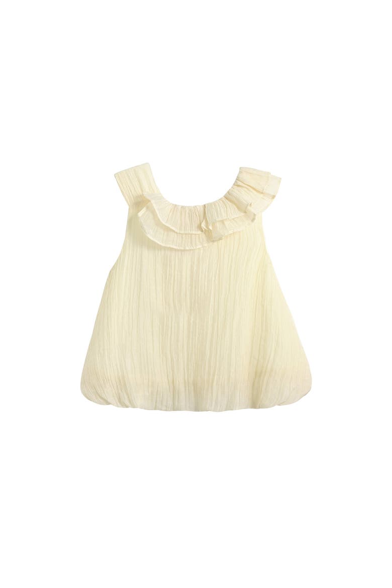 Yellow Mauve Ruffle Outfit Set, Alternate, color, Yellow