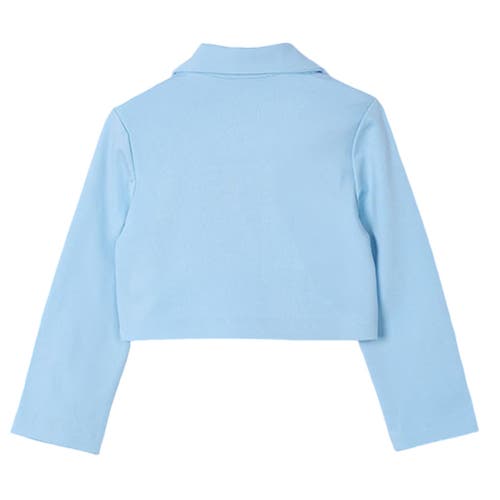 Mayoral Cropped Jacket In Blue