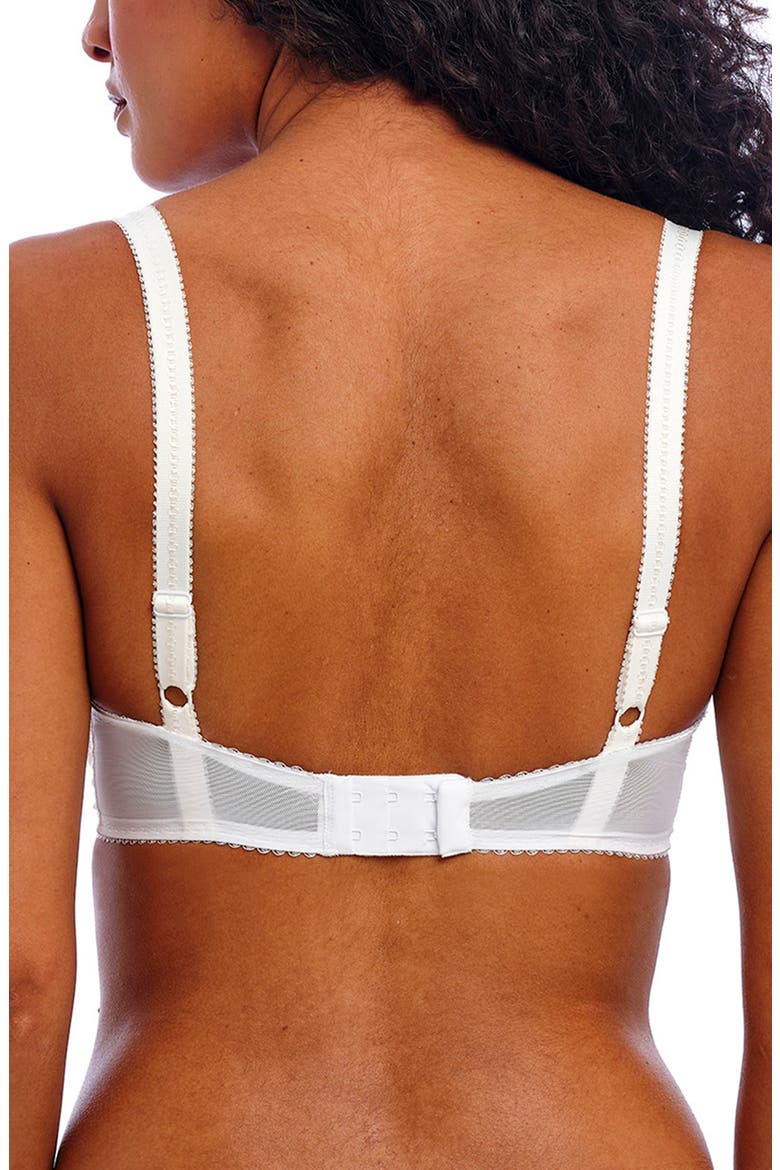 Fascinate Underwire Balconette Bra, Alternate, color, WHITE