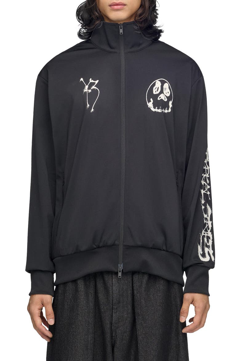 Chito Graphic Track Jacket, Main, color, BLACK