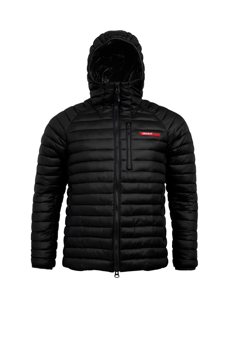 JACK1T Satell1Te Long Sleeve Hooded Jacket, Alternate, color, Black