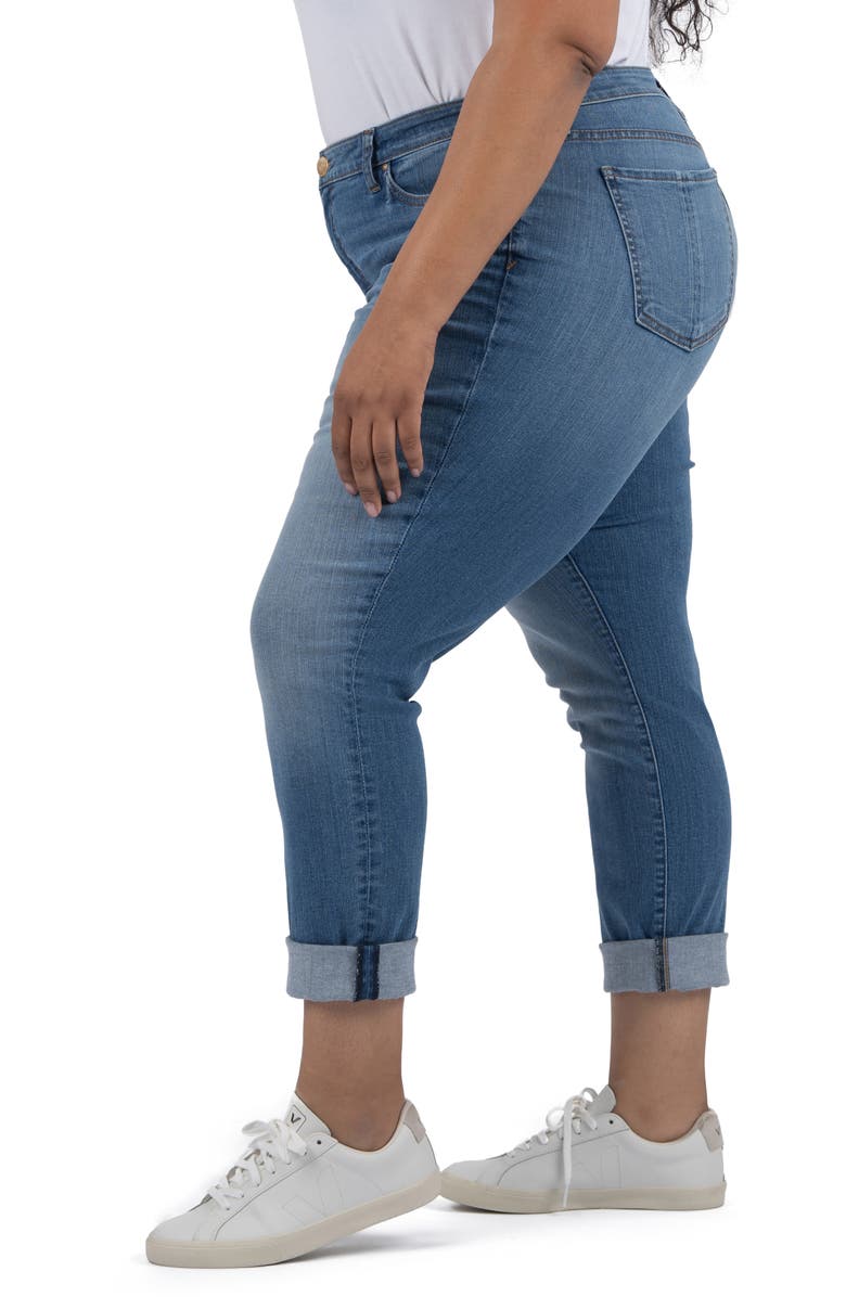 KUT from the Kloth Catherine Mid Rise Boyfriend Jeans, Alternate, color, Security