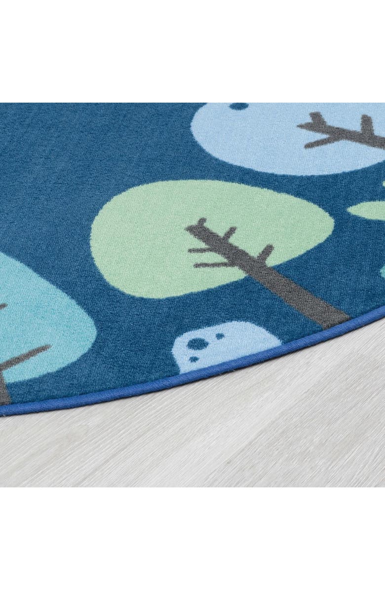 Kaplan Early Learning Company Tranquil Trees Carpets, Alternate, color, Blue