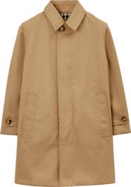 Burberry Reversible Check Gabardine Car Coat