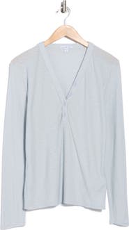 James Perse Long Sleeve Slub Jersey Henley