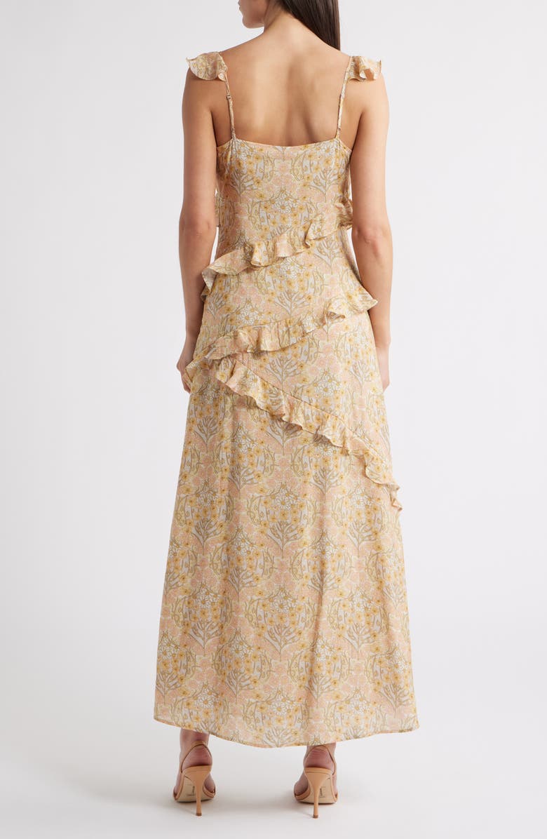 PAIGE Calabasas Ruffle Dress, Alternate, color, Crystal Multi