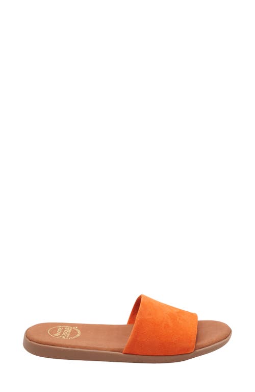Andre Assous Paloma Woven Slide Sandal In Orange