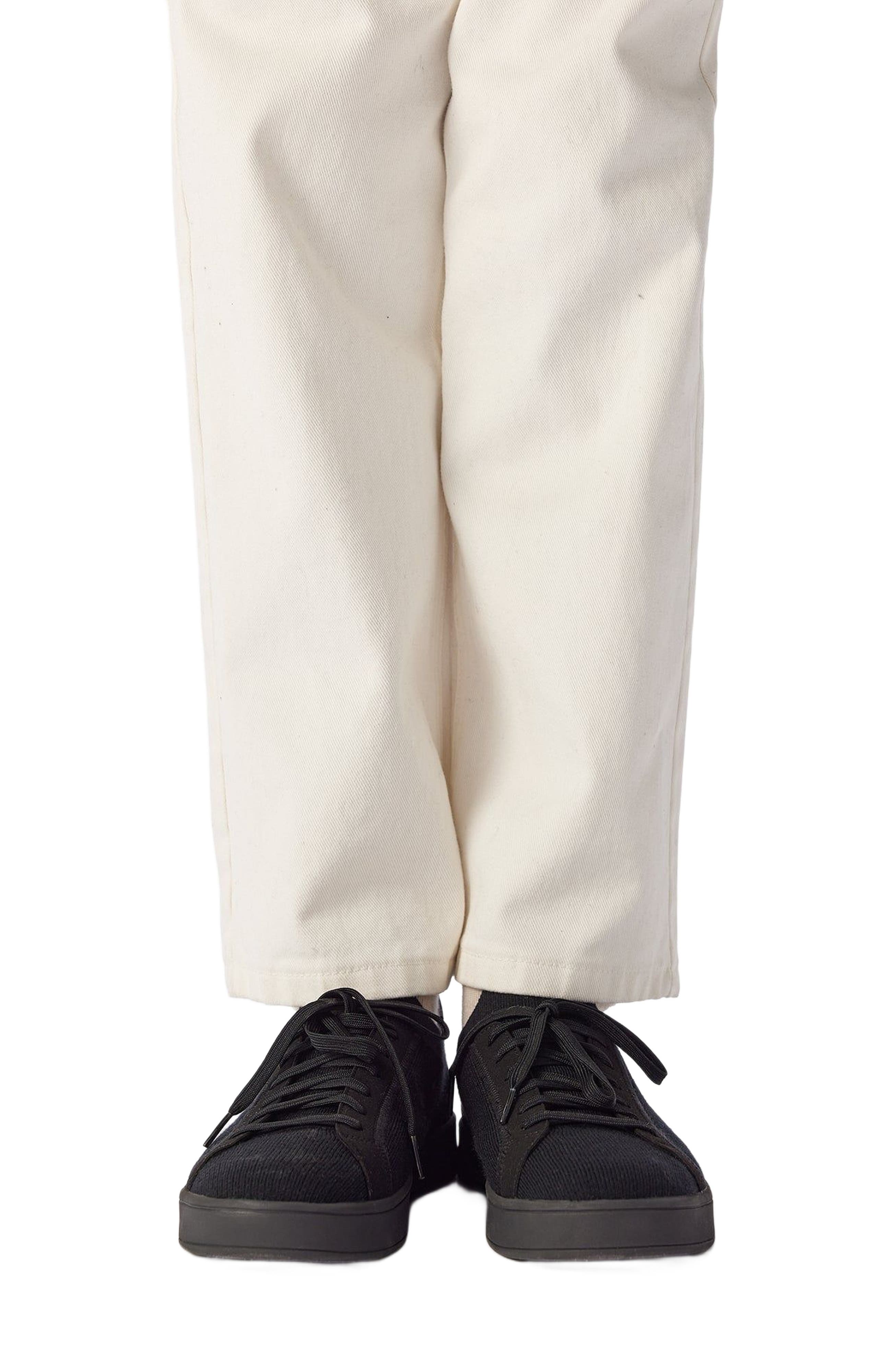 GOBI Mongolian Cashmere Mercerized Wool Cashmere Knitted Sneakers, Alternate, color, Black