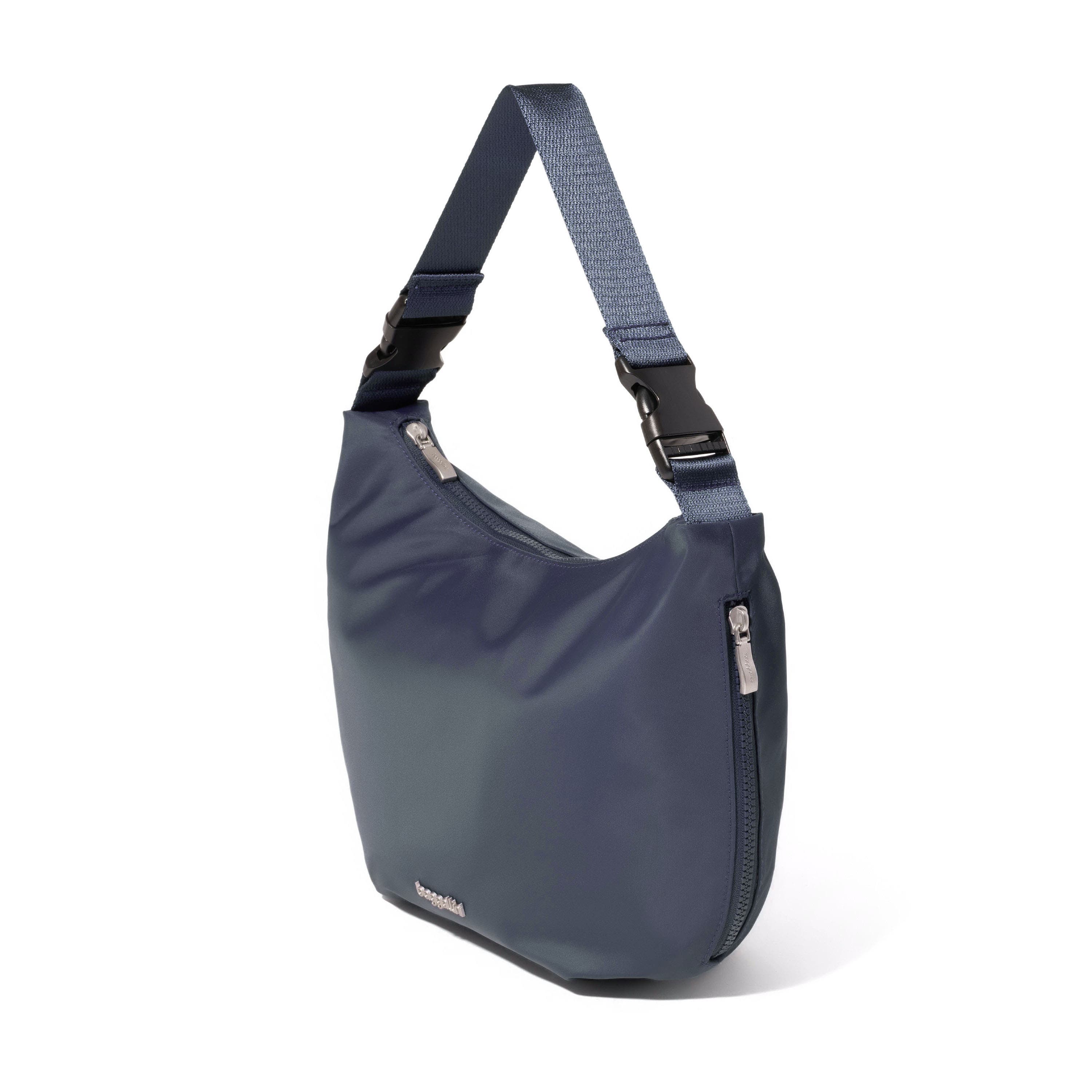 Crescent Convertible Hobo, Alternate, color, French Navy Twill