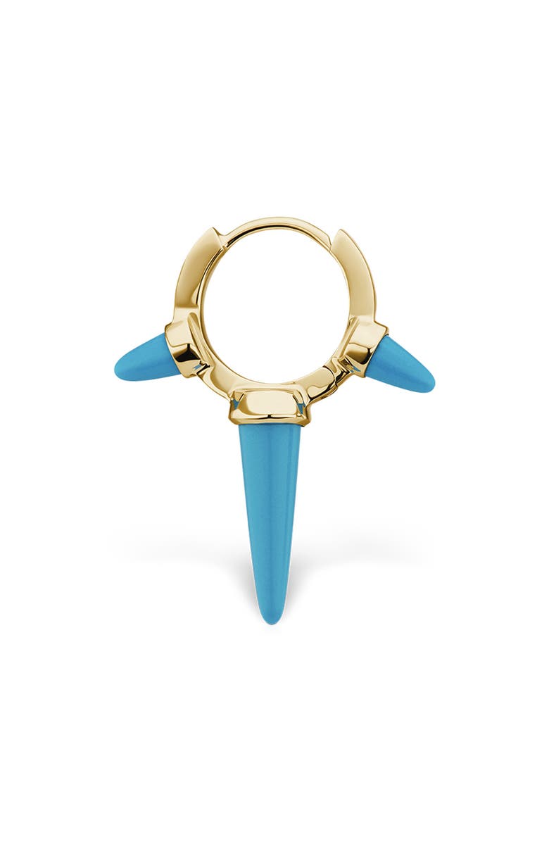 MARIA TASH Triple Long Turquoise Spike Clicker Earring, Alternate, color,