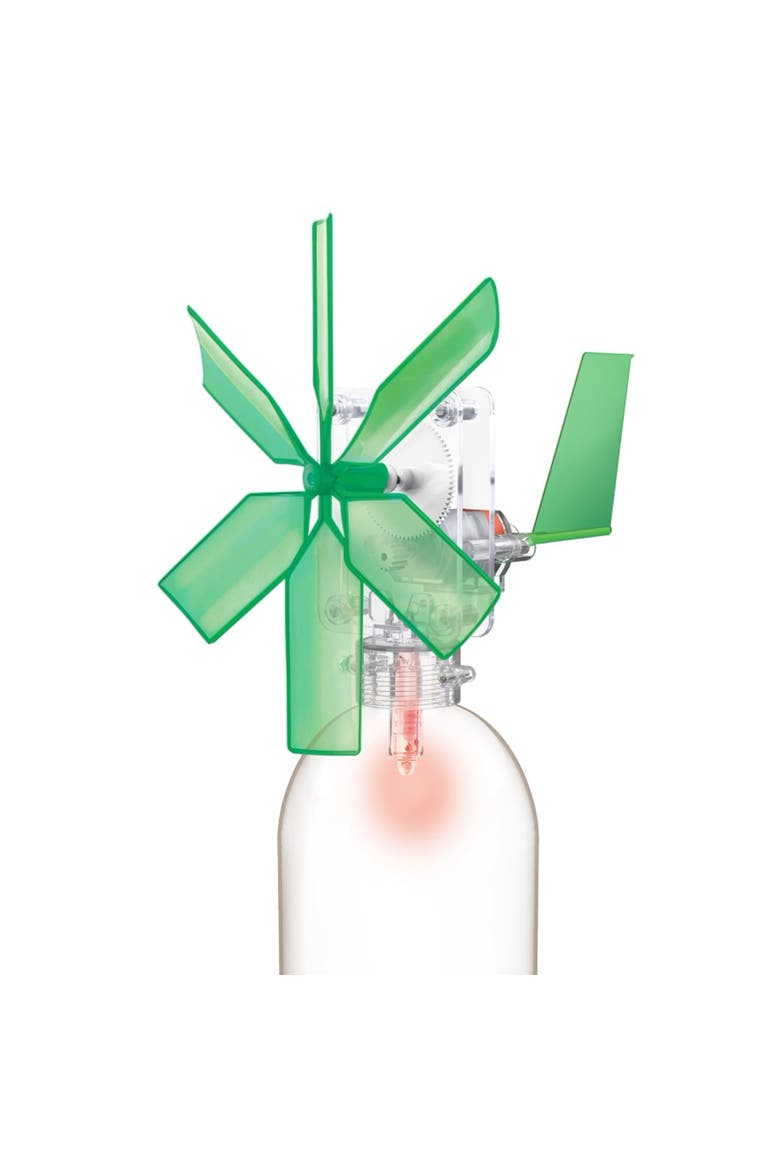 Green Science, Windmill Generator, DIY Mini Air Powered Turbine Kit, Kids 5+, Alternate, color, Multicolored