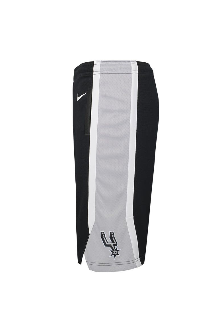 Youth Nike Black San Antonio Spurs Swingman Performance Shorts – Icon Edition, Alternate, color, Black