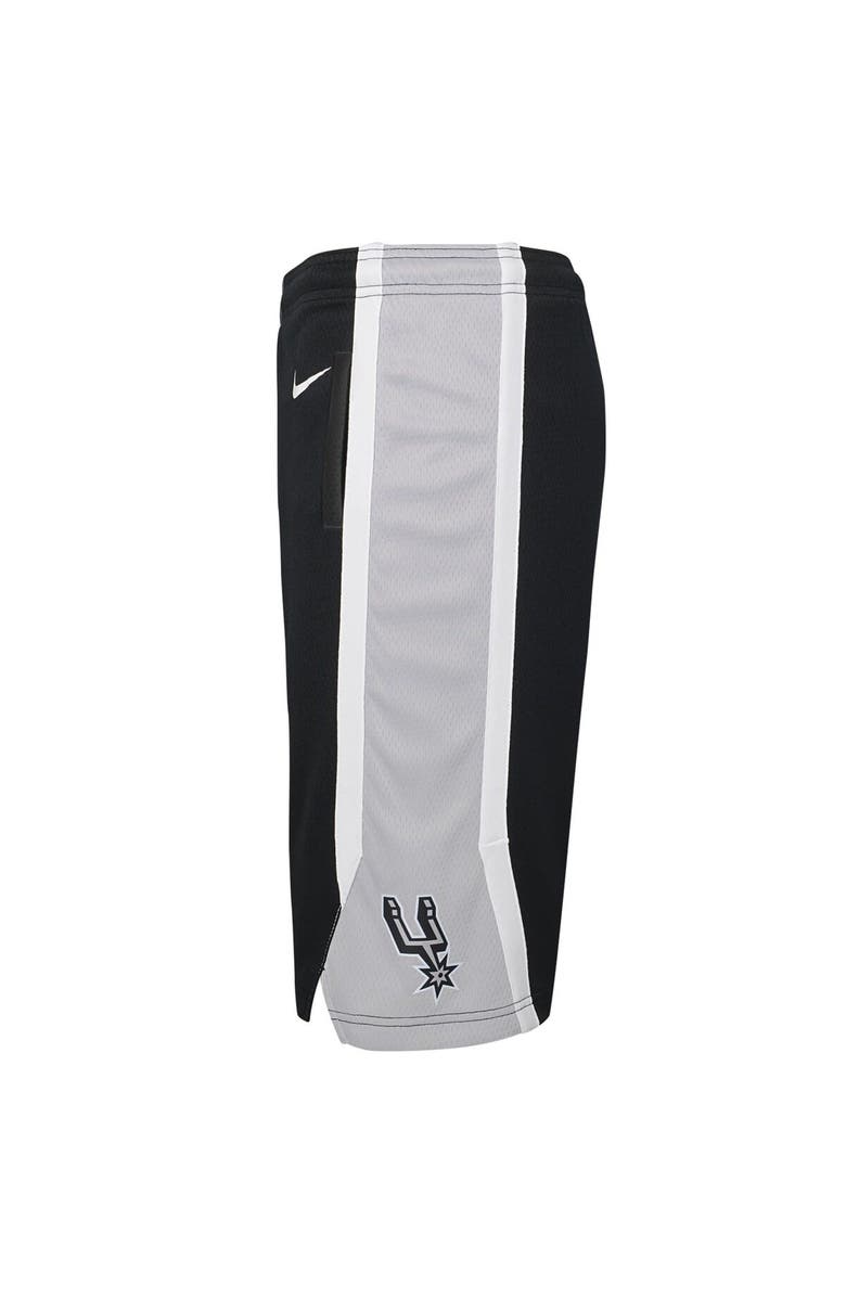 Nike Youth Nike Black San Antonio Spurs Swingman Performance Shorts – Icon Edition, Alternate, color, Black