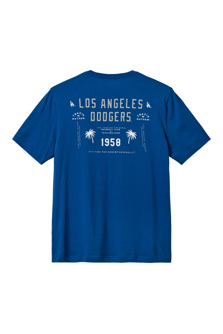 Men's TravisMathew  Royal Los Angeles Dodgers Base Hit Bliss T-Shirt, Alternate, color, Royal