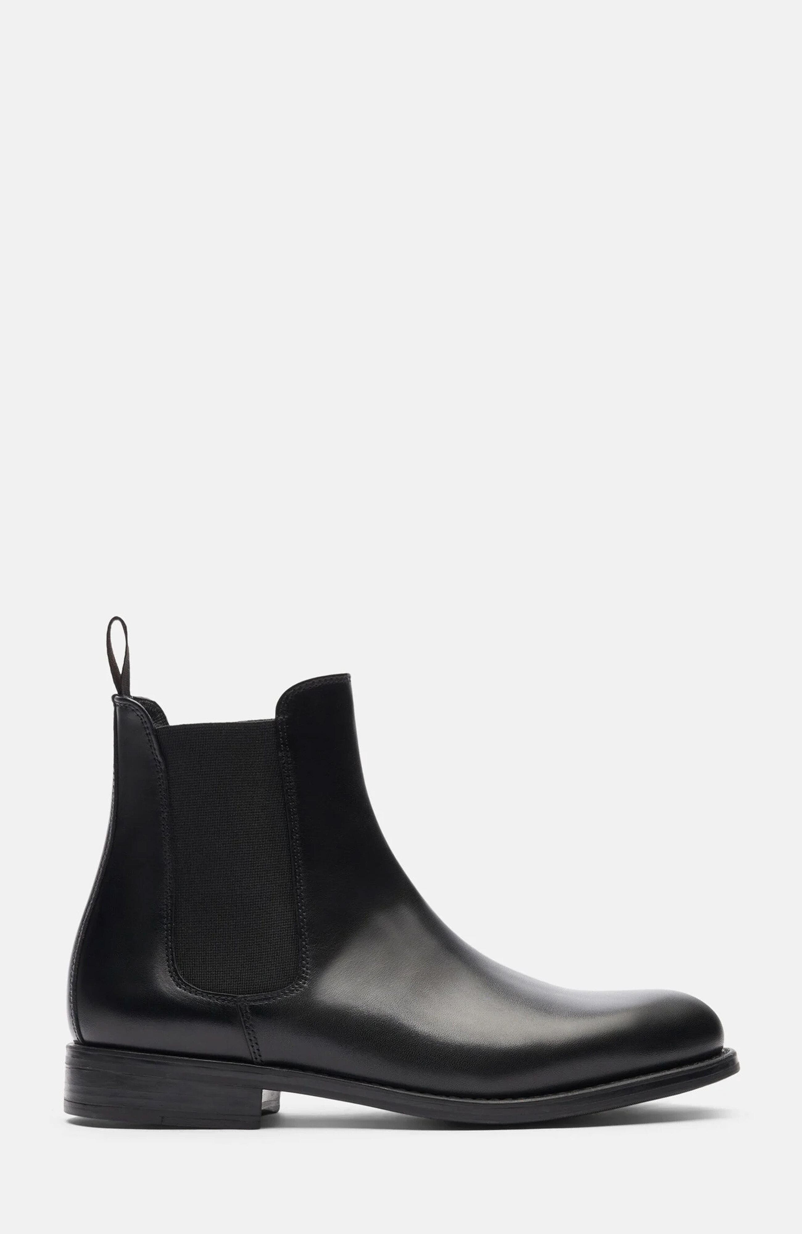 SCAROSSO Claudia Chelsea Boots, Alternate, color, Black - Calf