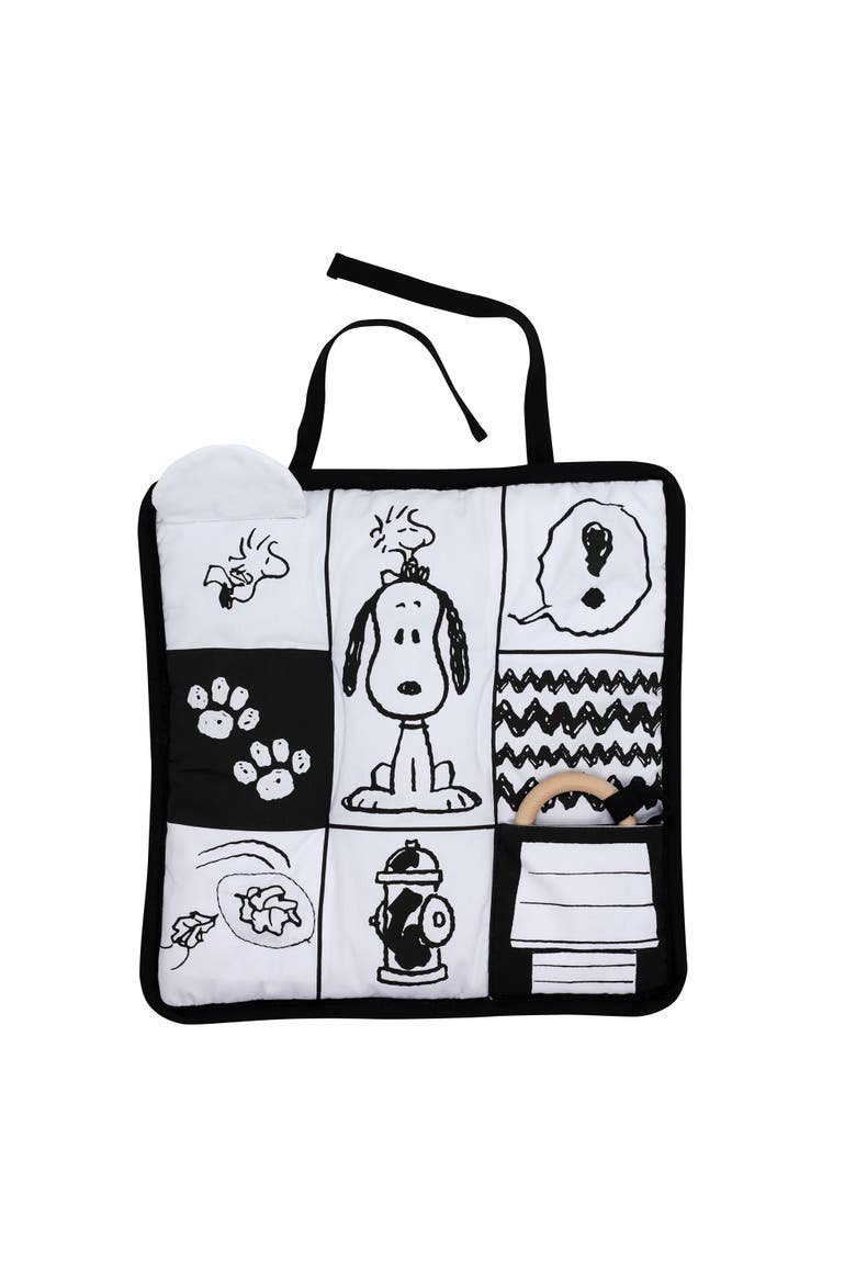 Snoopy & Woodstock Baby Activity Pad Developmental Travel Toy, Alternate, color, White