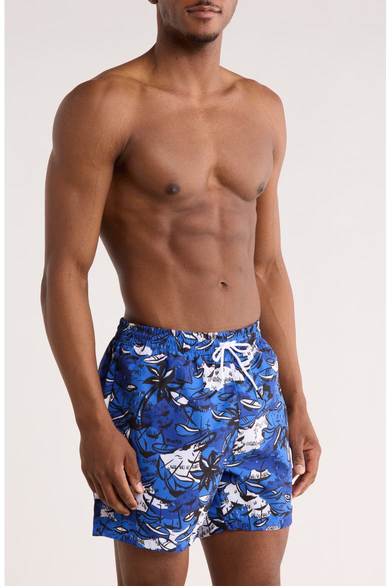 Willow Swim Trunks, Main, color, MEDIUM BLUE