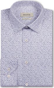 Bugatchi James OoohCotton® Leaf Print Button-Up Shirt