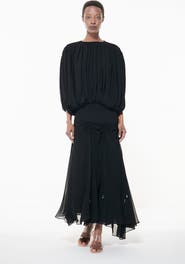 Leem Ruched Shoulders Top