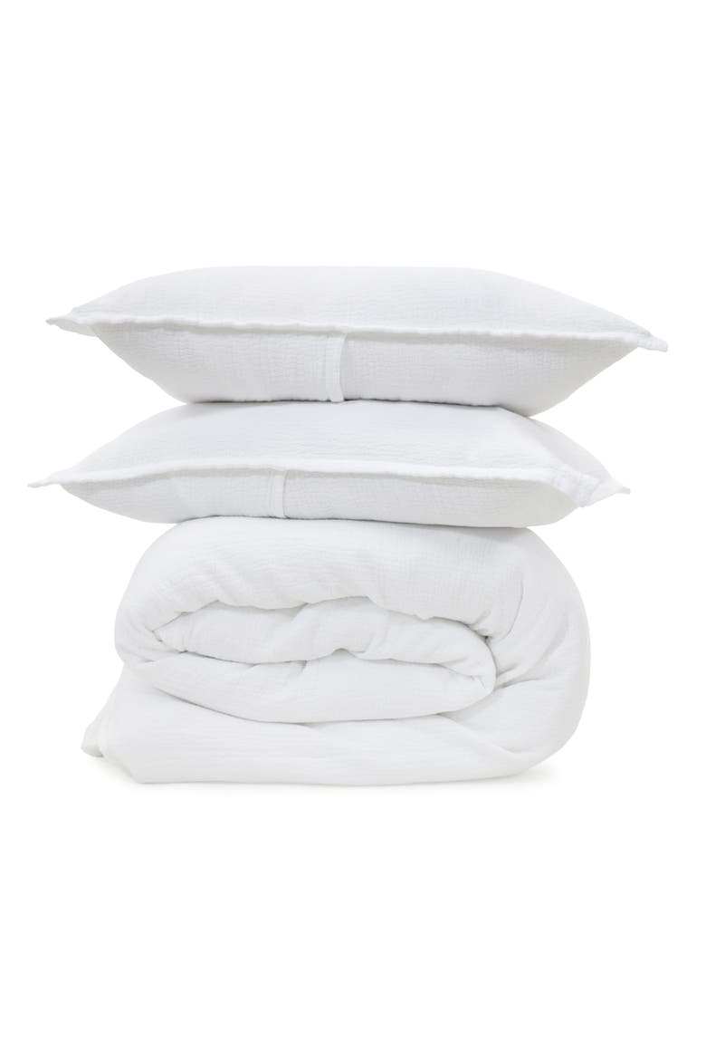 Waverly Duvet Cover & Sham Set, Main, color, WHITE