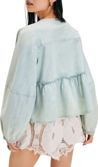 Brunch Babe Chambray Top