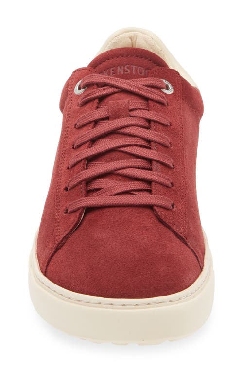 Birkenstock Bend Sneaker In Burgundy