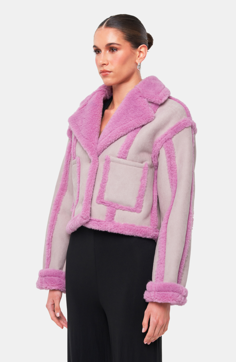 OW Collection BERLIN Jacket, Alternate, color, Pink