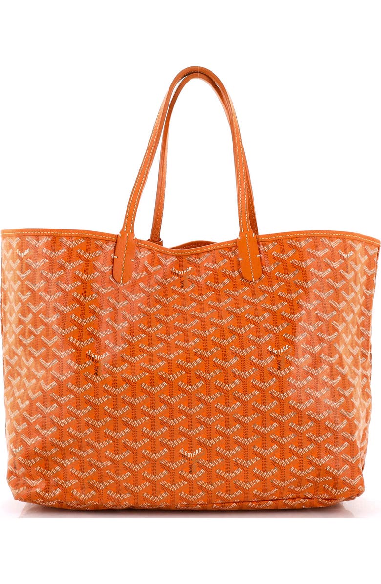 Pre-Owned Goyard Saint Louis Tote Coated Canvas PM, Main, color, Orange