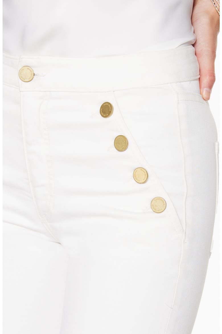 Helena Skinny Sailor Jeans, Alternate, color, WHITE