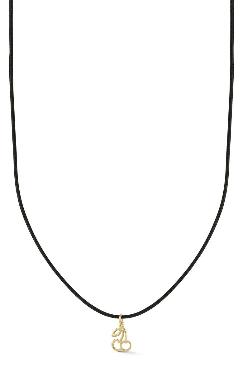 Ember Fine Jewelry <p>14K Gold Cherry Cord Necklace</p>, Main, color, Gold