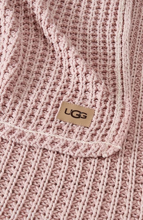 Ugg(r) Luna Knit Throw Blanket In Quartz