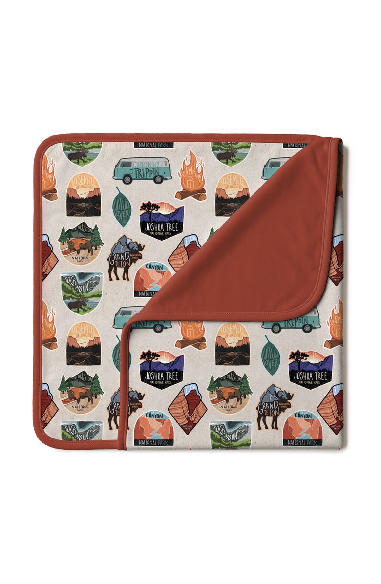 Fletch Tiny Traveler Blanket, Main, color, Multi