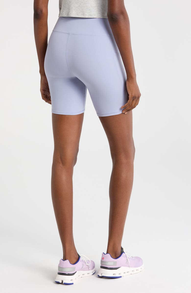 FP Movement by Free People FP Movement Never Better Pocket Bike Shorts, Alternate, color, Platinum