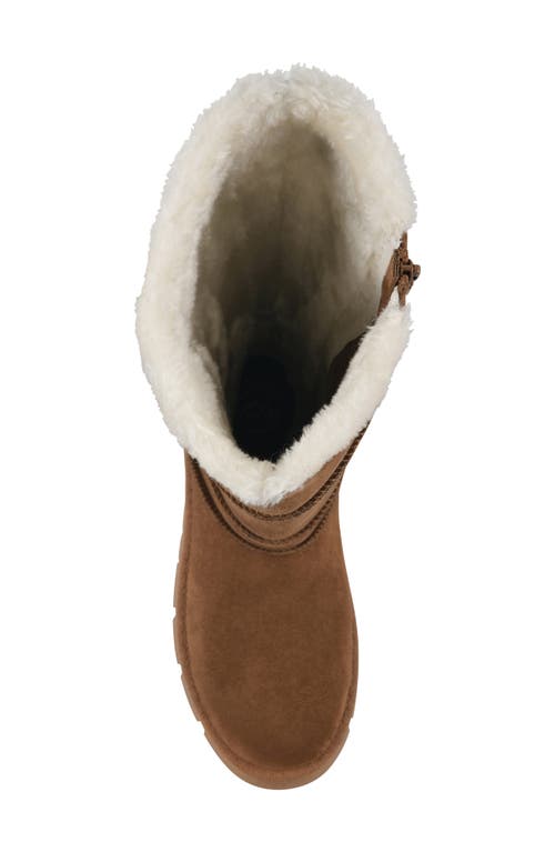 White Mountain Footwear Tru Faux Shearling Boot In Brown