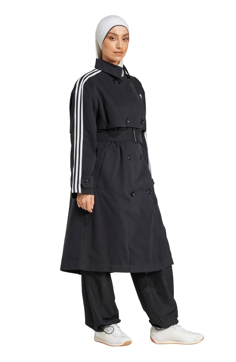 adidas Originals Adicolor Trench Coat, Alternate, color, 