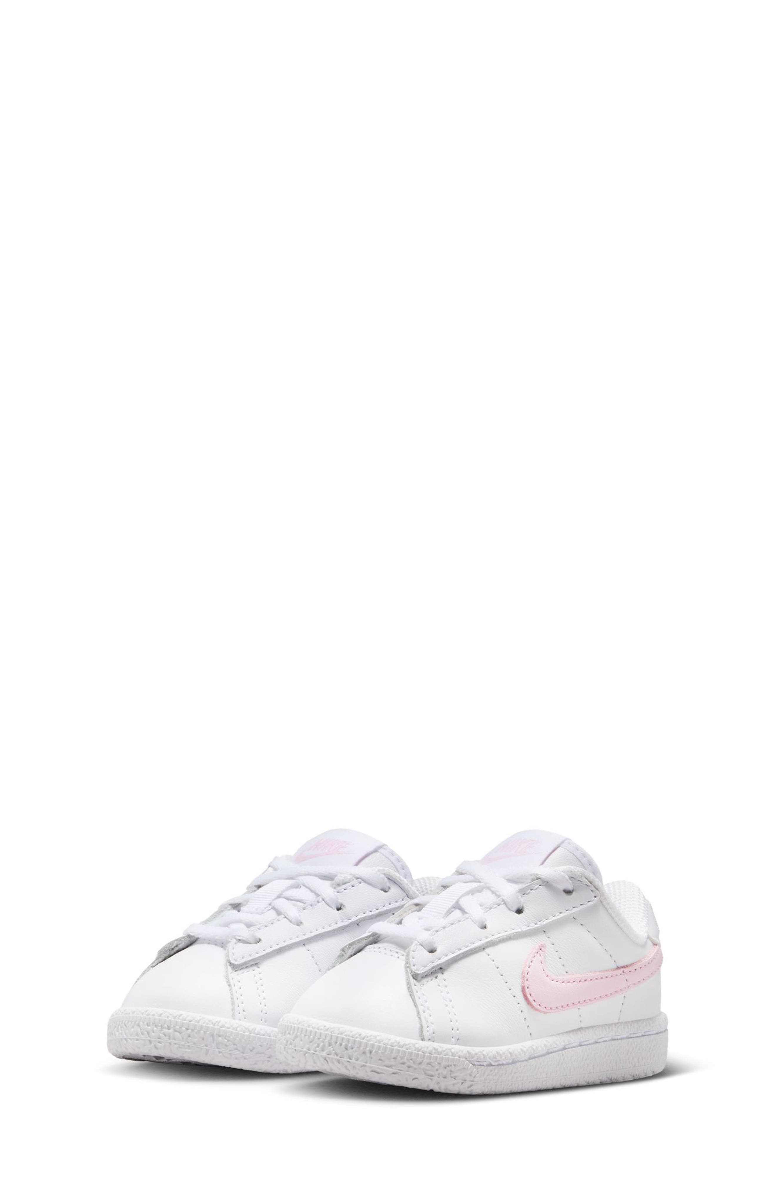 Nike Kids' Tennis Classic Sneaker, Main, color, White/ Pink Foam
