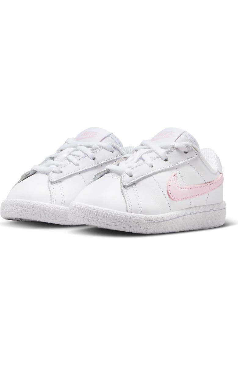 Nike Kids' Tennis Classic Sneaker, Main, color, White/ Pink Foam