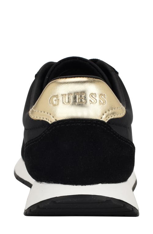 Guess Joggin Low Top Sneaker In Black